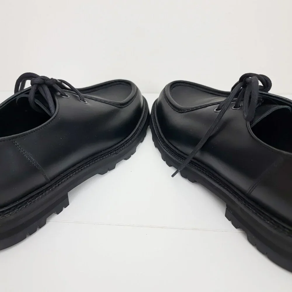 BODE University Leather Derby Loafers in Black 41 8 - Picture 7 of 12